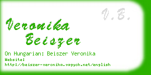 veronika beiszer business card